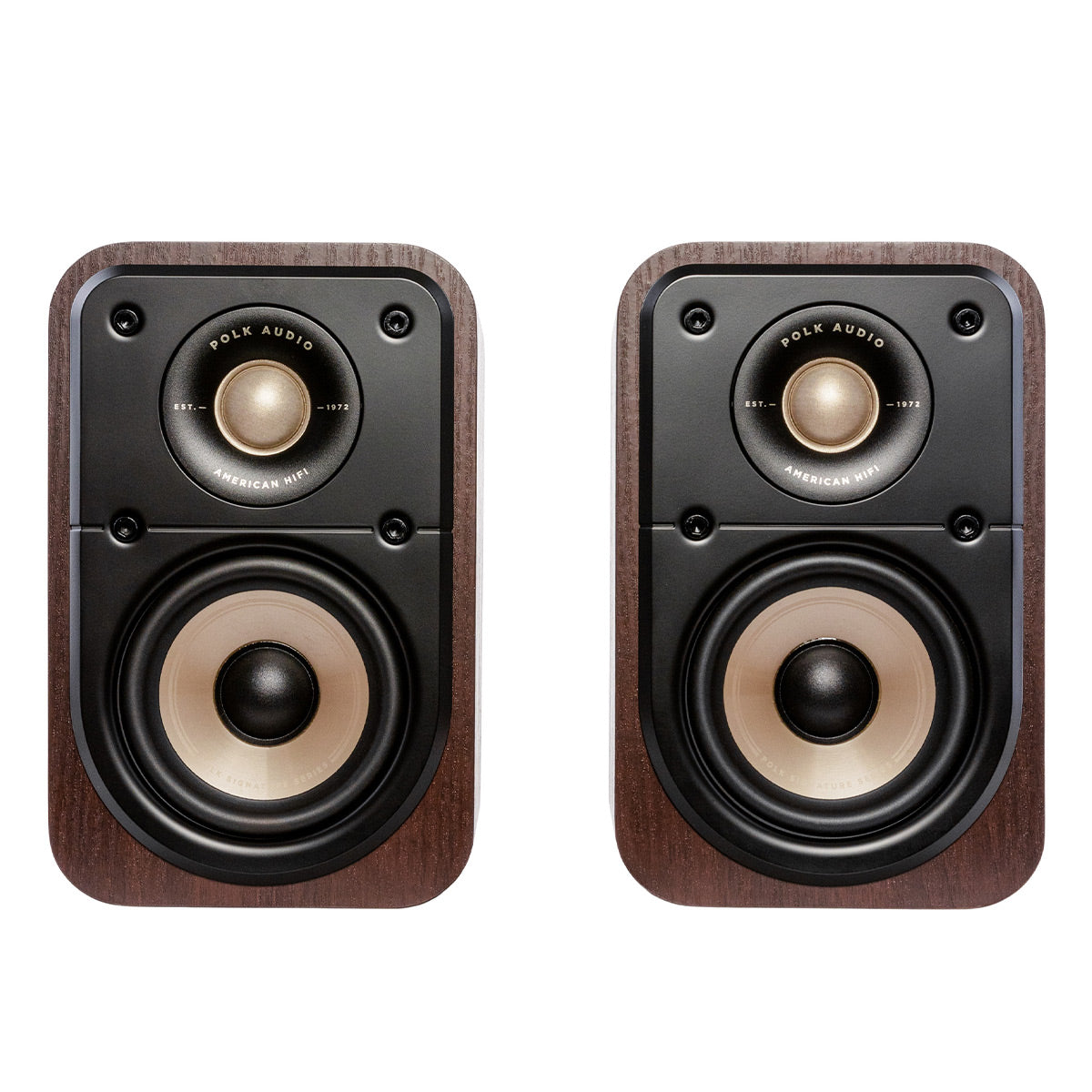 Polk Audio Signature Elite ES10 Surround Speakers Pair (Walnut