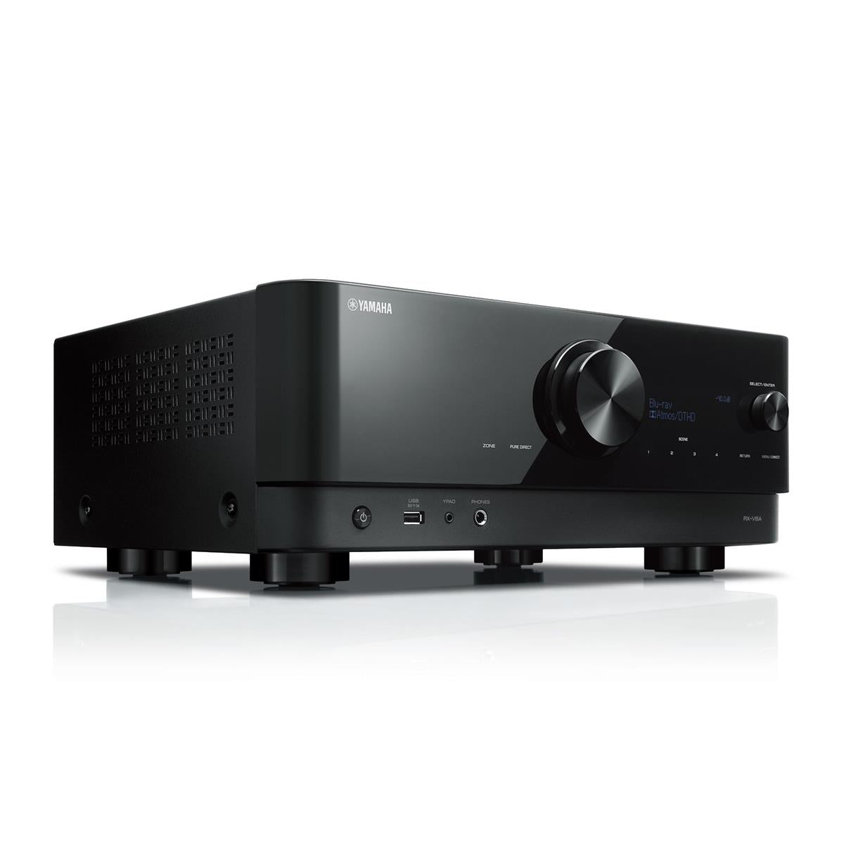 Yamaha RX-V6 7.2 Channel AV Receiver with AudioQuest SKY 3m HDMI Cable
