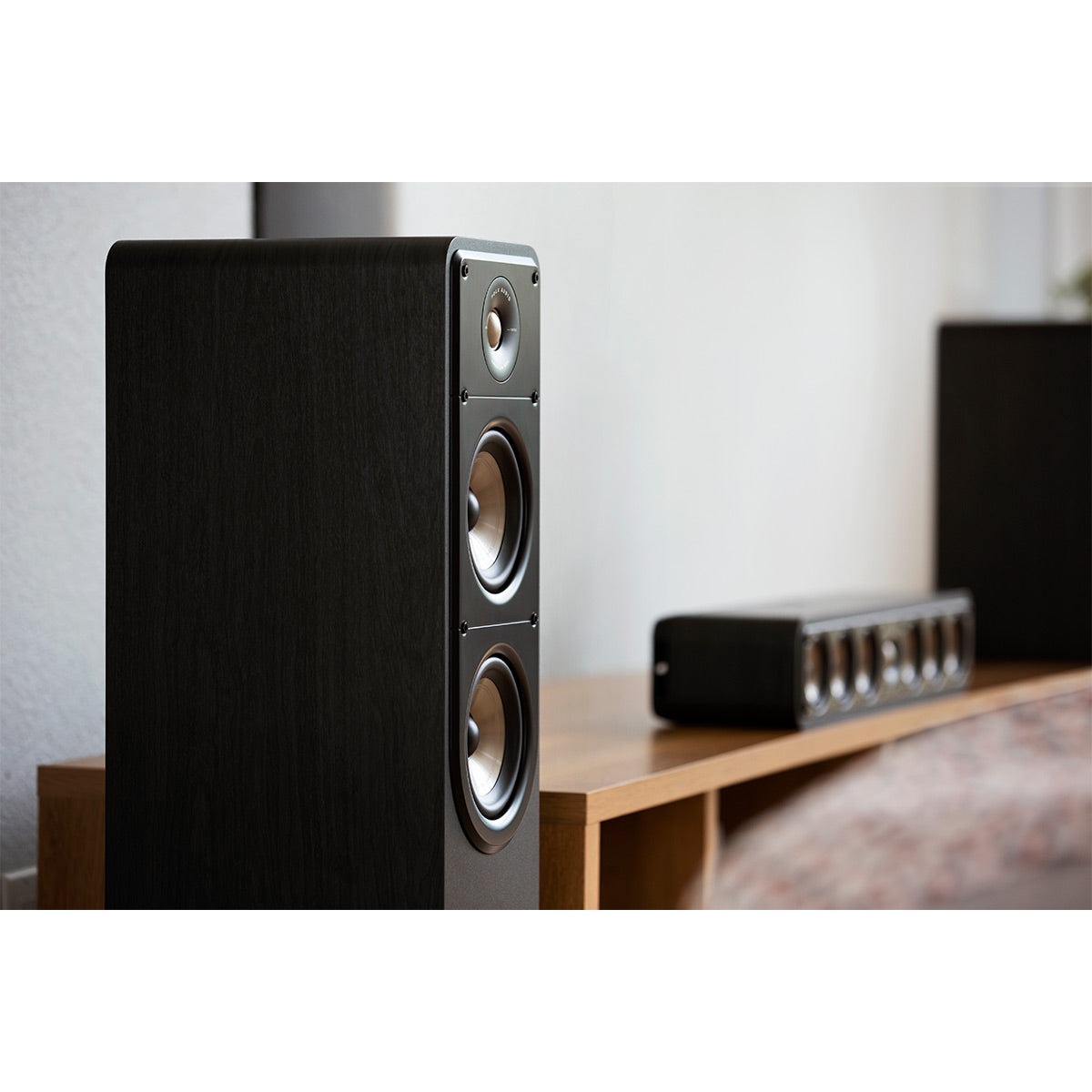 Polk Audio Signature Elite ES50 Hi-Fi Home Theater Floorstanding Speakers - Pair (Black)