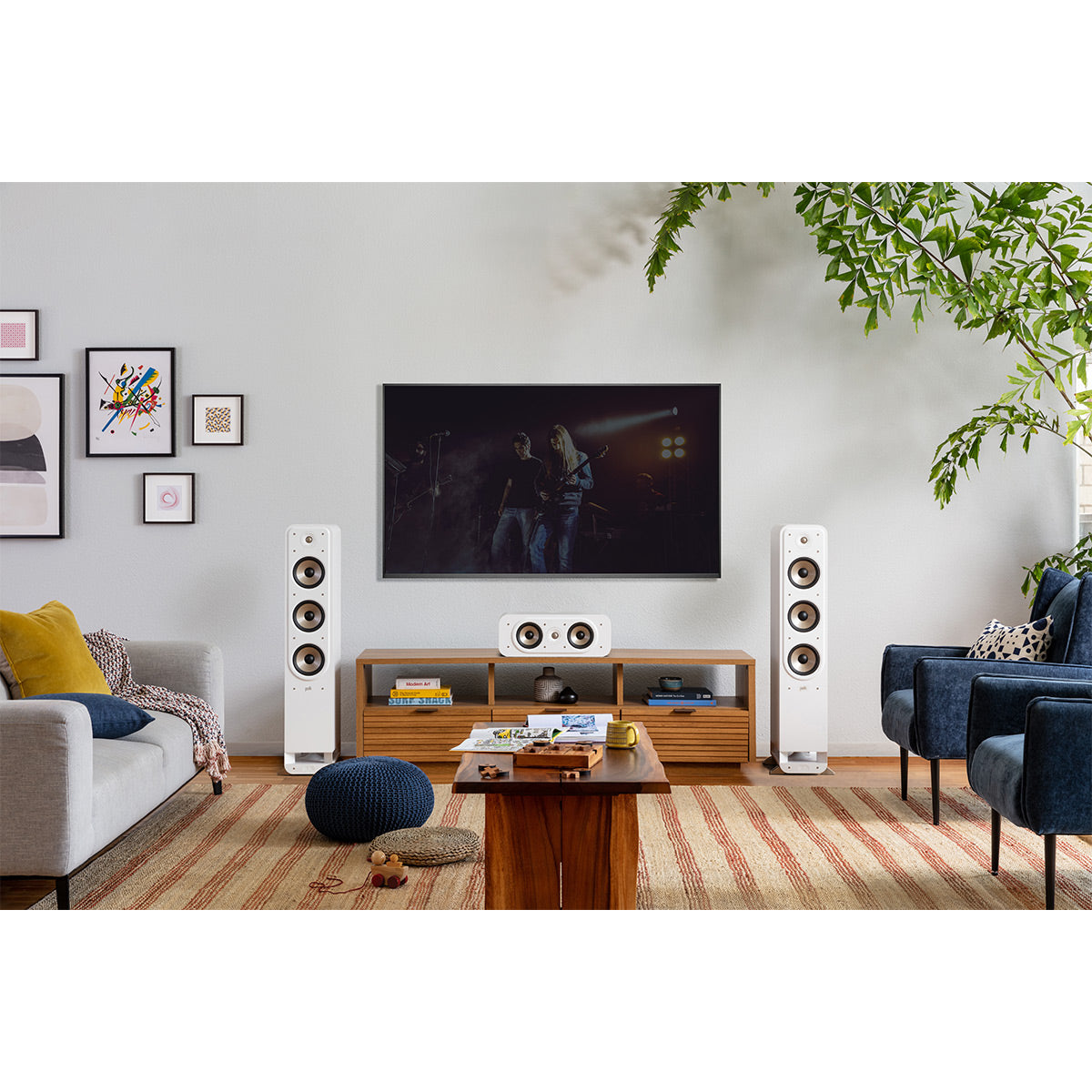 Polk Audio Signature Elite ES30 Center Channel Speaker (White)