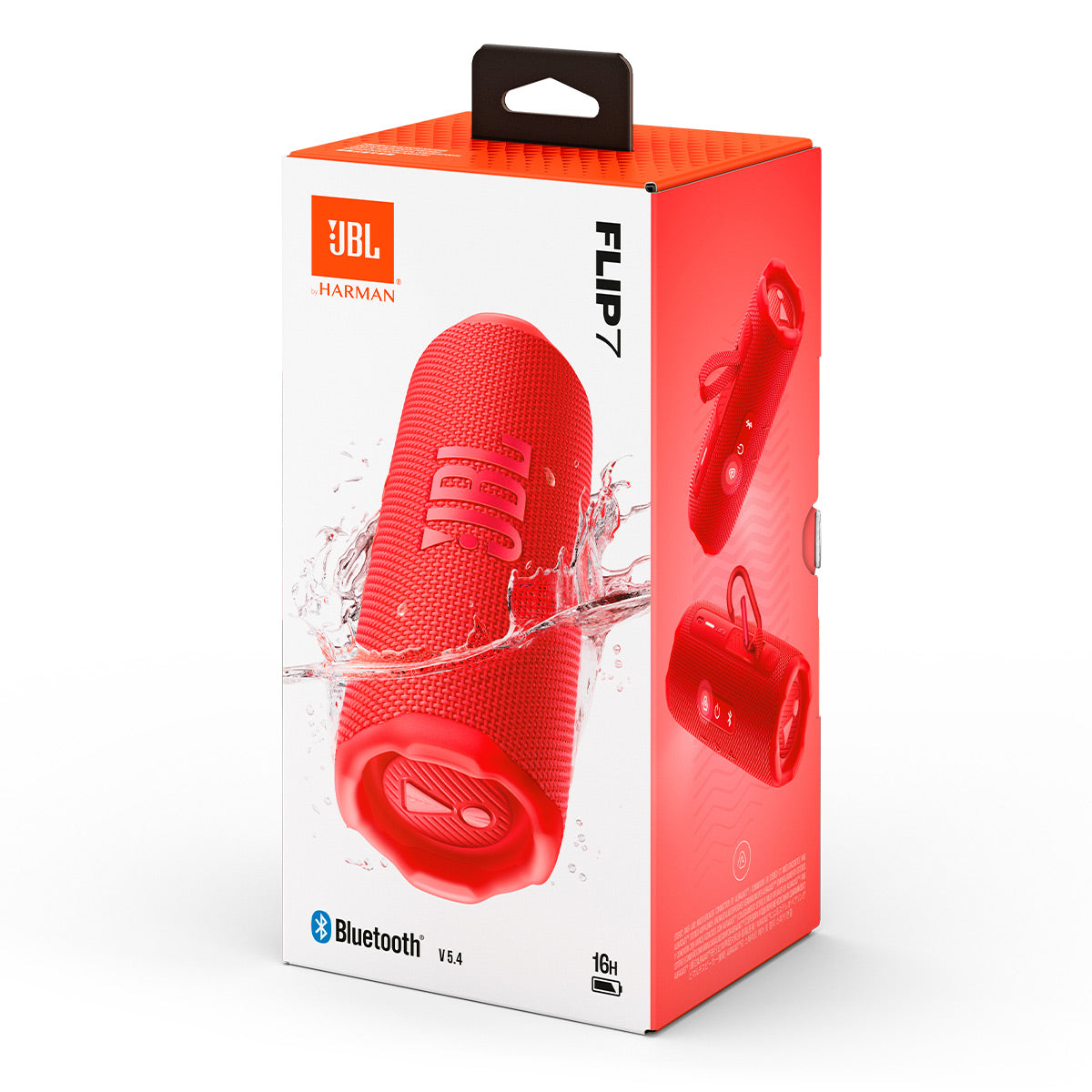 JBL Flip 7 Waterproof Portable Speaker Bundle - Pair (Red)