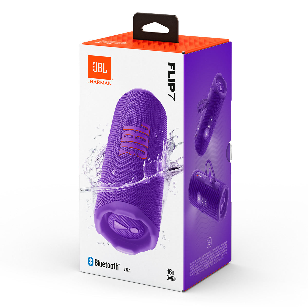 JBL Flip 7 Portable Bluetooth Speaker (Purple)