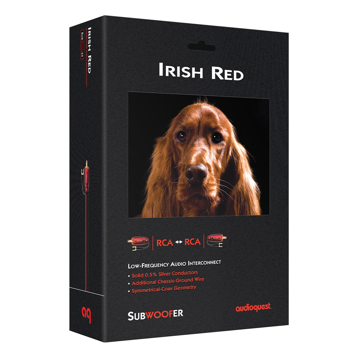 AudioQuest Irish Red RCA Male to RCA Male Subwoofer Cable (39.37 ft.)