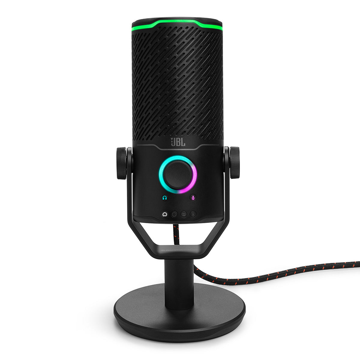 JBL Quantum Stream Studio Quad-Pattern USB Microphone for Streaming, Recording, & Gaming