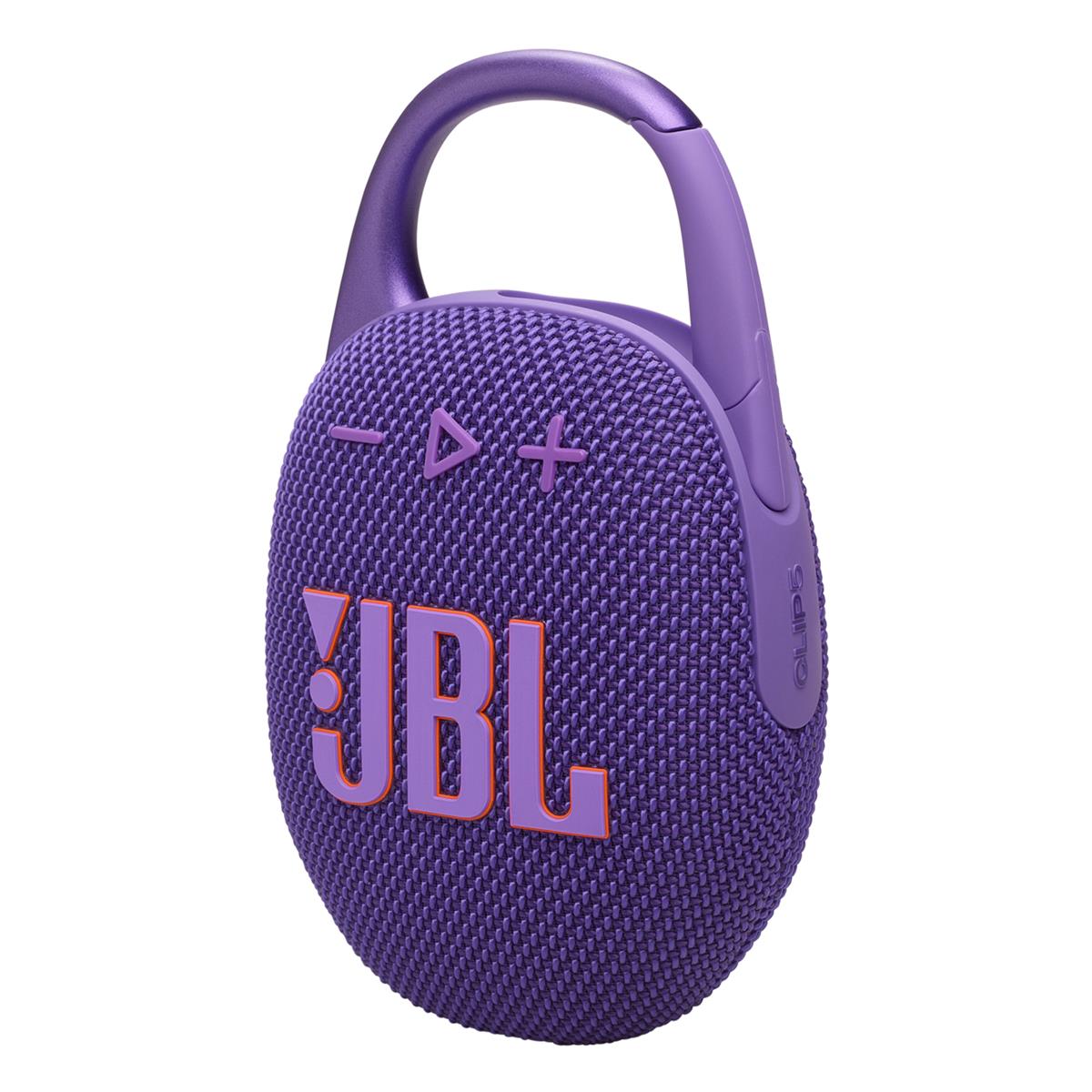 JBL Clip 5 Portable Waterproof Bluetooth Speaker (Purple)