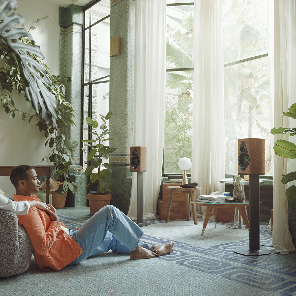 Sonus faber Duetto Wireless Bookshelf Speakers - Pair (Walnut)