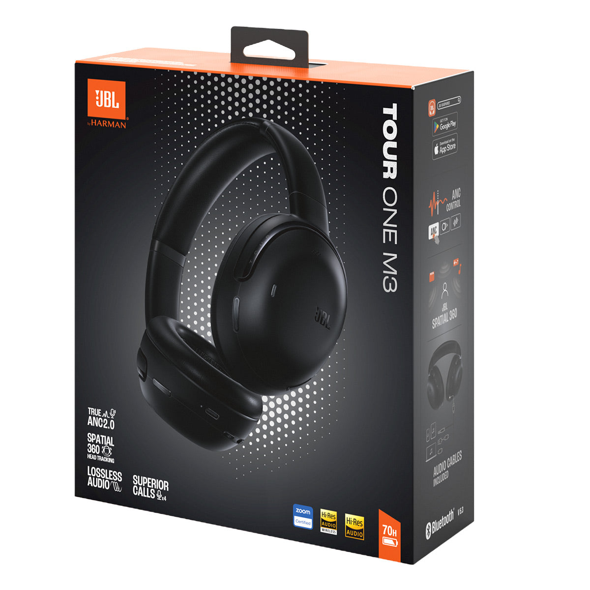 JBL Tour One M3 Over Ear Noise Cancelling Headphones (Black)