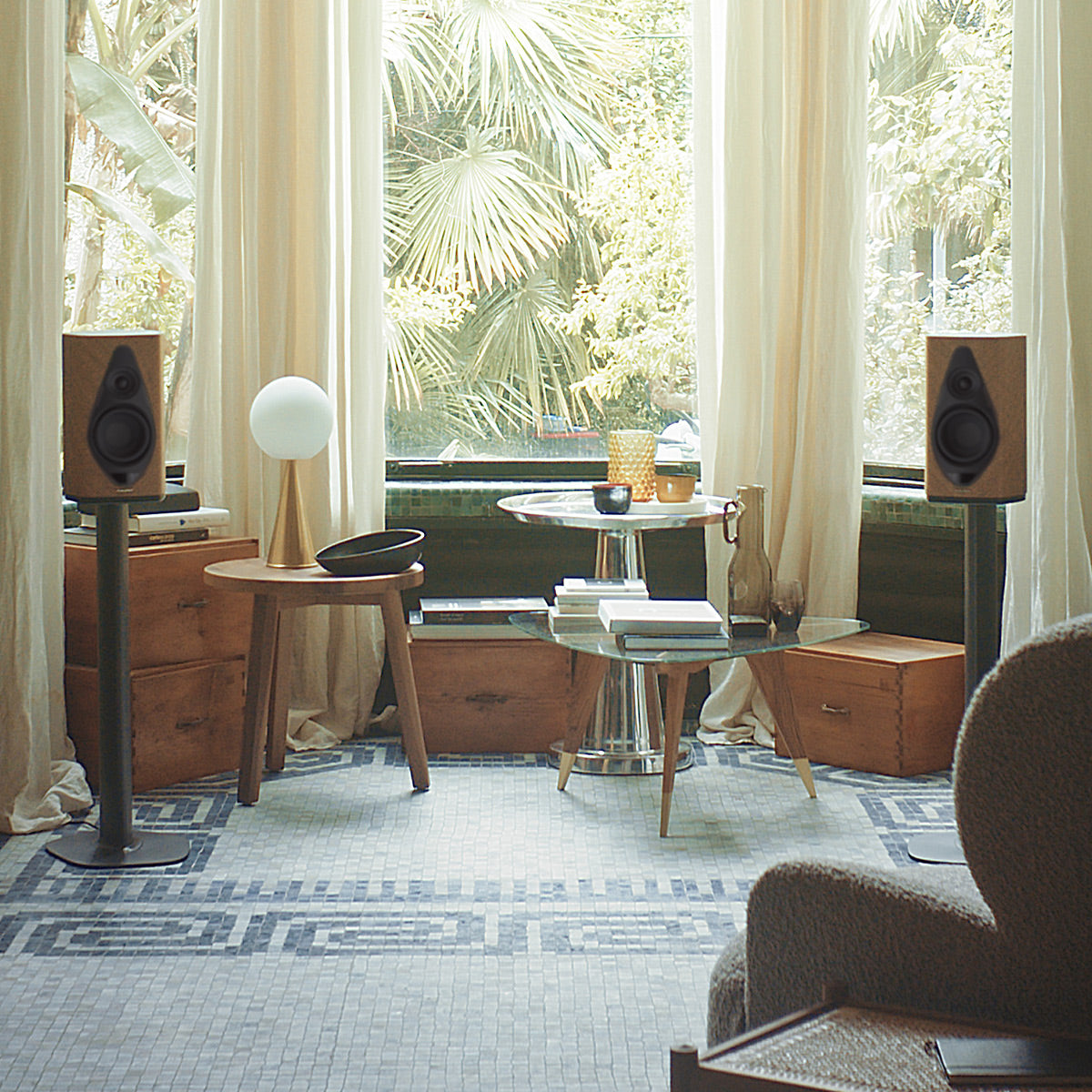 Sonus faber Duetto Wireless Bookshelf Speakers - Pair (Walnut)