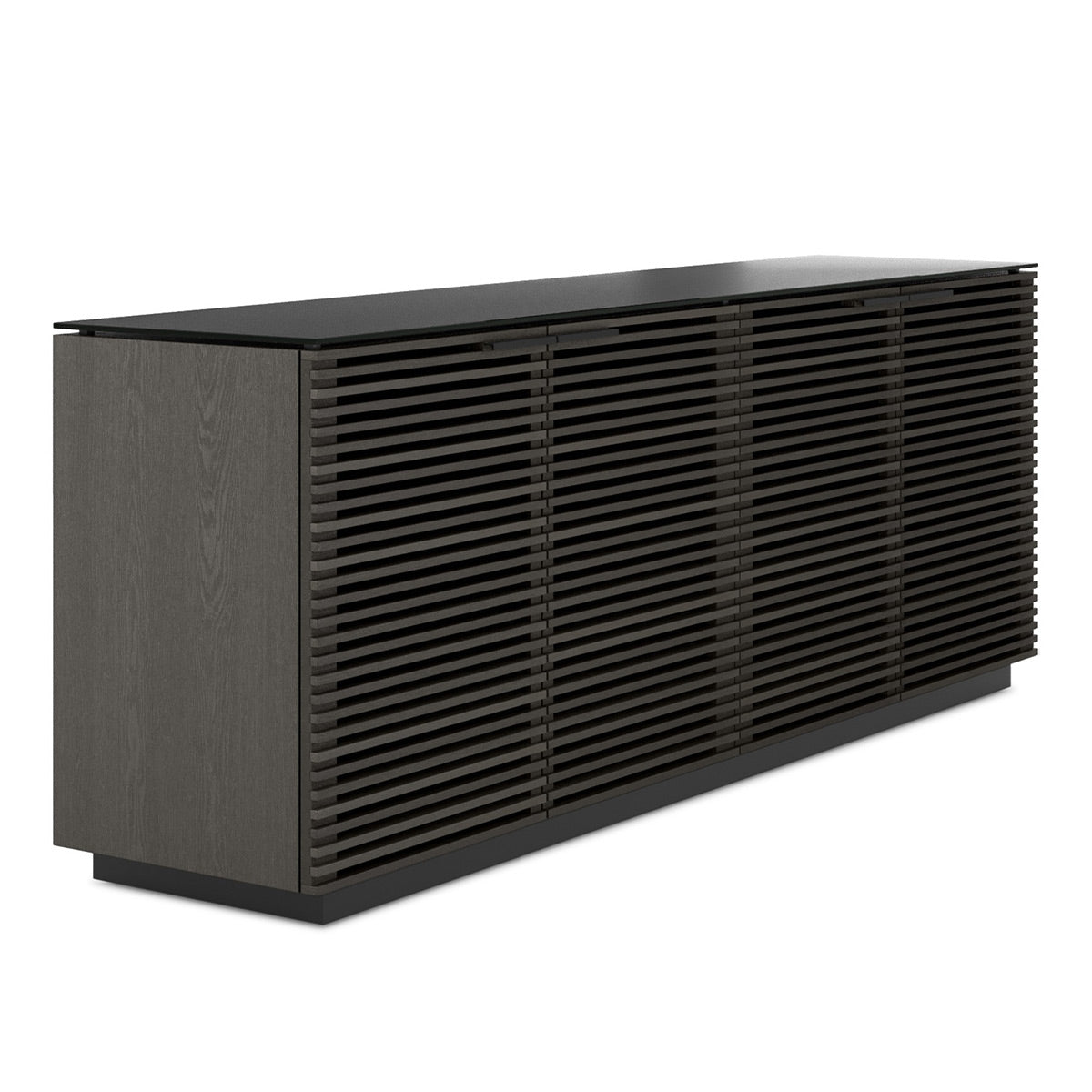 BDI Corridor 8109 4-Door Storage Credenza (Charcoal Stained Ash)