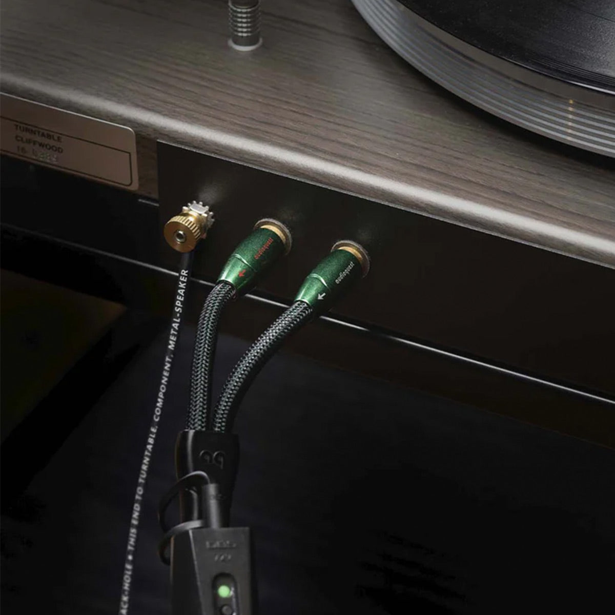 AudioQuest Black Hole Ground Goody RF-Dissipating Ground Wire (2.46 ft.)