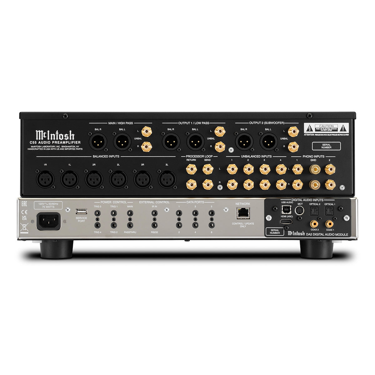 McIntosh C55 2-Channel Solid State Preamplifier
