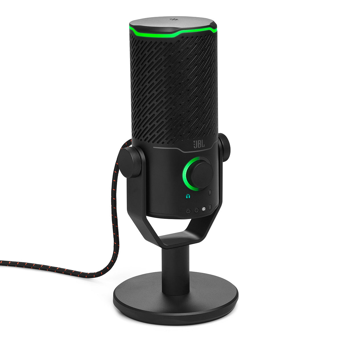 JBL Quantum Stream Studio Quad-Pattern USB Microphone for Streaming, Recording, & Gaming