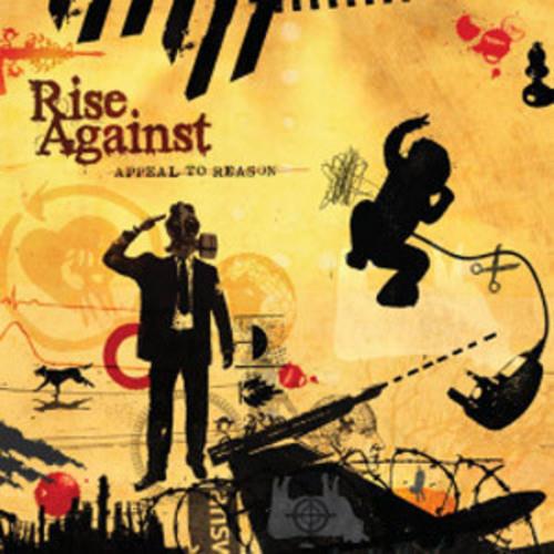 Yellow album cover with black silhouettes of a soldier and a child with a balloon