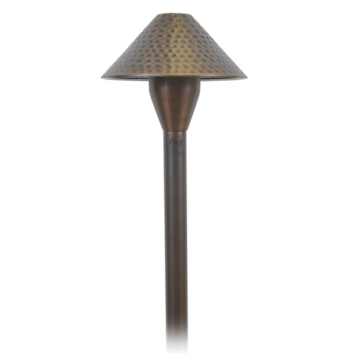 Coastal Source FLEX Hammered Path Light (Vintage Brass)