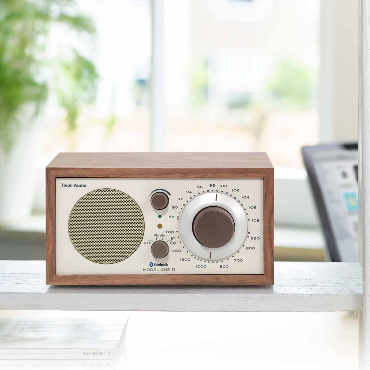 Tivoli Audio Model One Bluetooth AM/FM Radio & Speaker (Walnut/Beige)