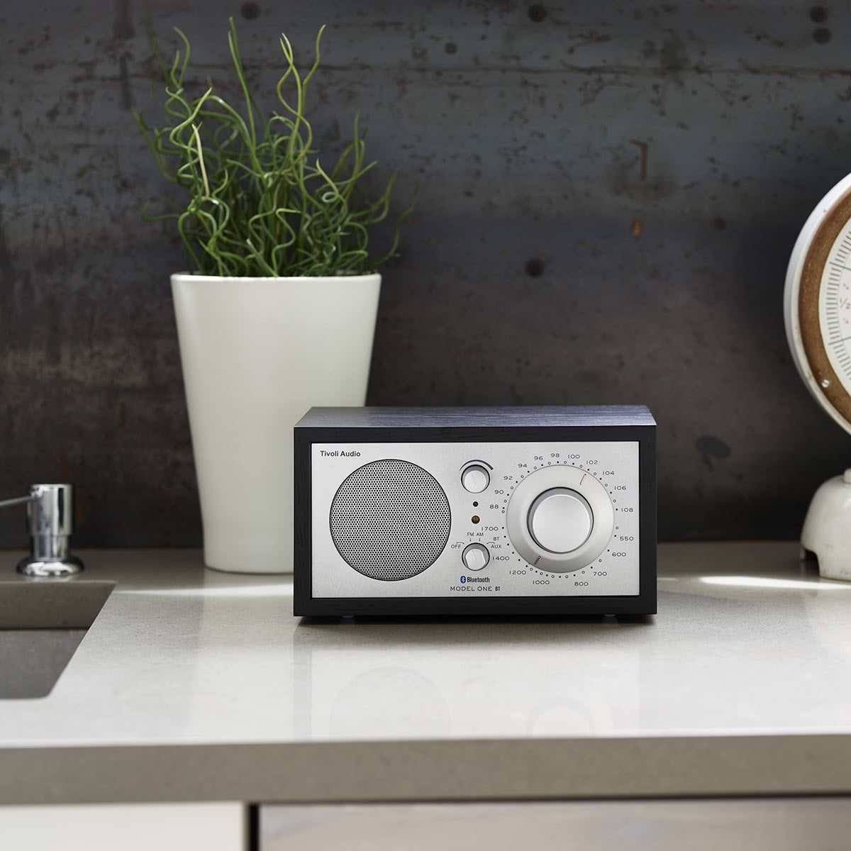 Tivoli Audio Model One Bluetooth AM/FM Radio & Speaker (Black/Silver)