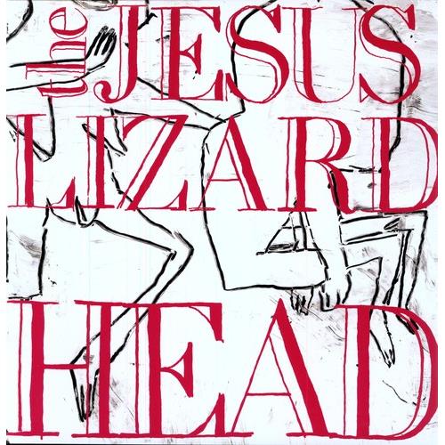 White album cover with bold red text and black line drawings of figures