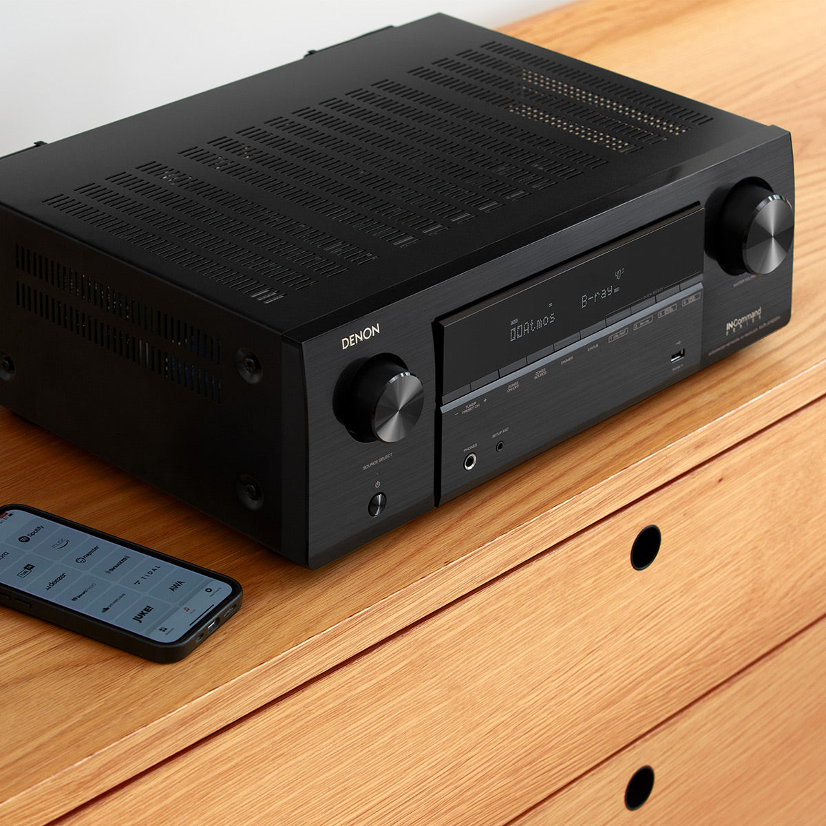 Denon AVRX1800H 7.2 Channel 8K Receiver Bundle with AudioQuest SKY 3m HDMI Cable