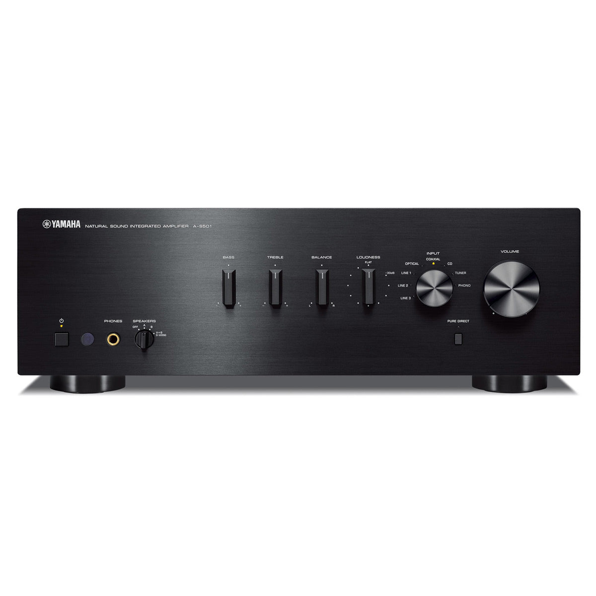 Yamaha A-S501 (Black) Stereo integrated amplifier with built-in