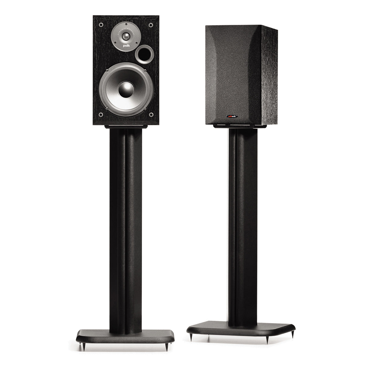 Sanus BF24 24" Fixed-Height Basic Foundations Speaker Stands - Pair (Black)
