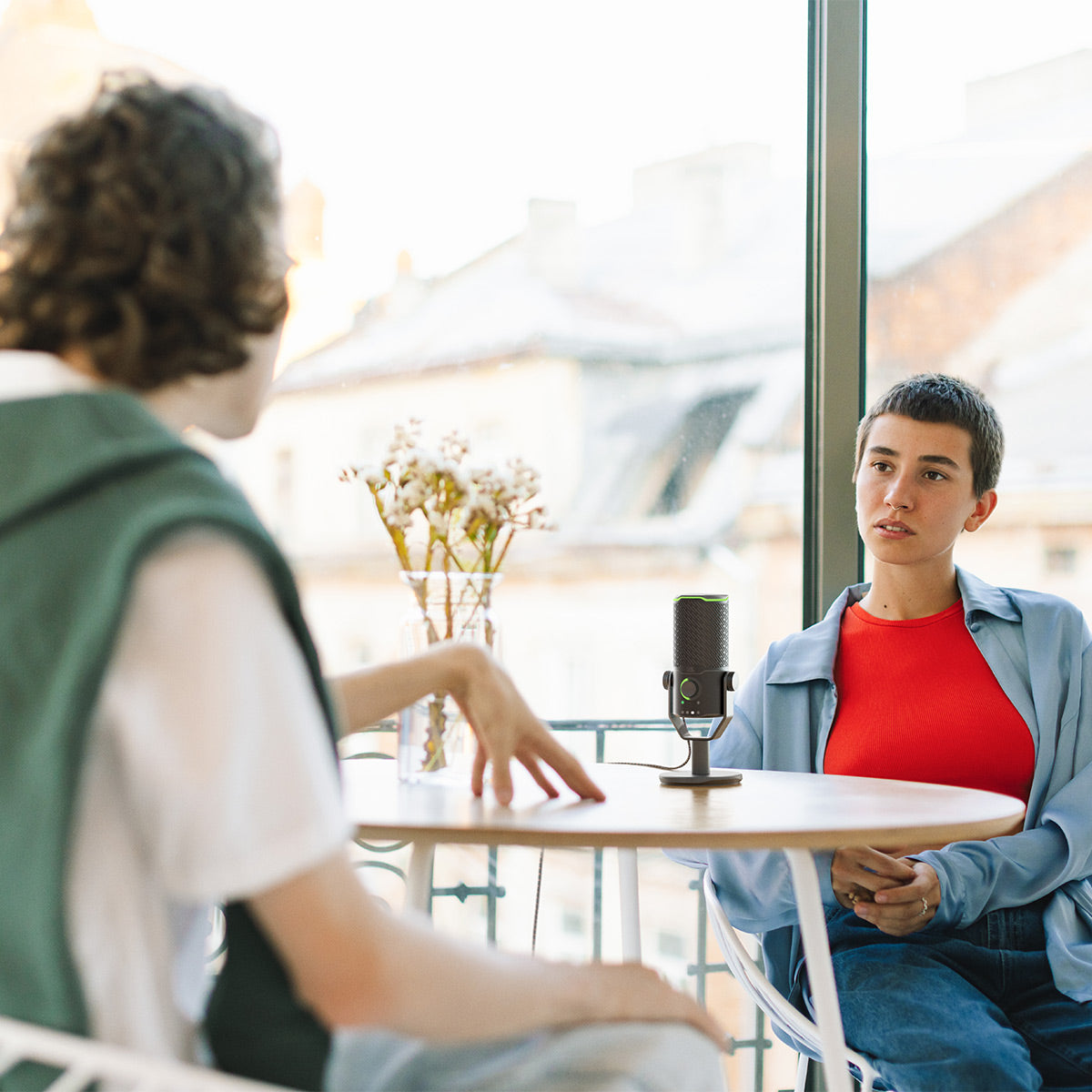 JBL Quantum Stream Studio Quad-Pattern USB Microphone for Streaming, Recording, & Gaming