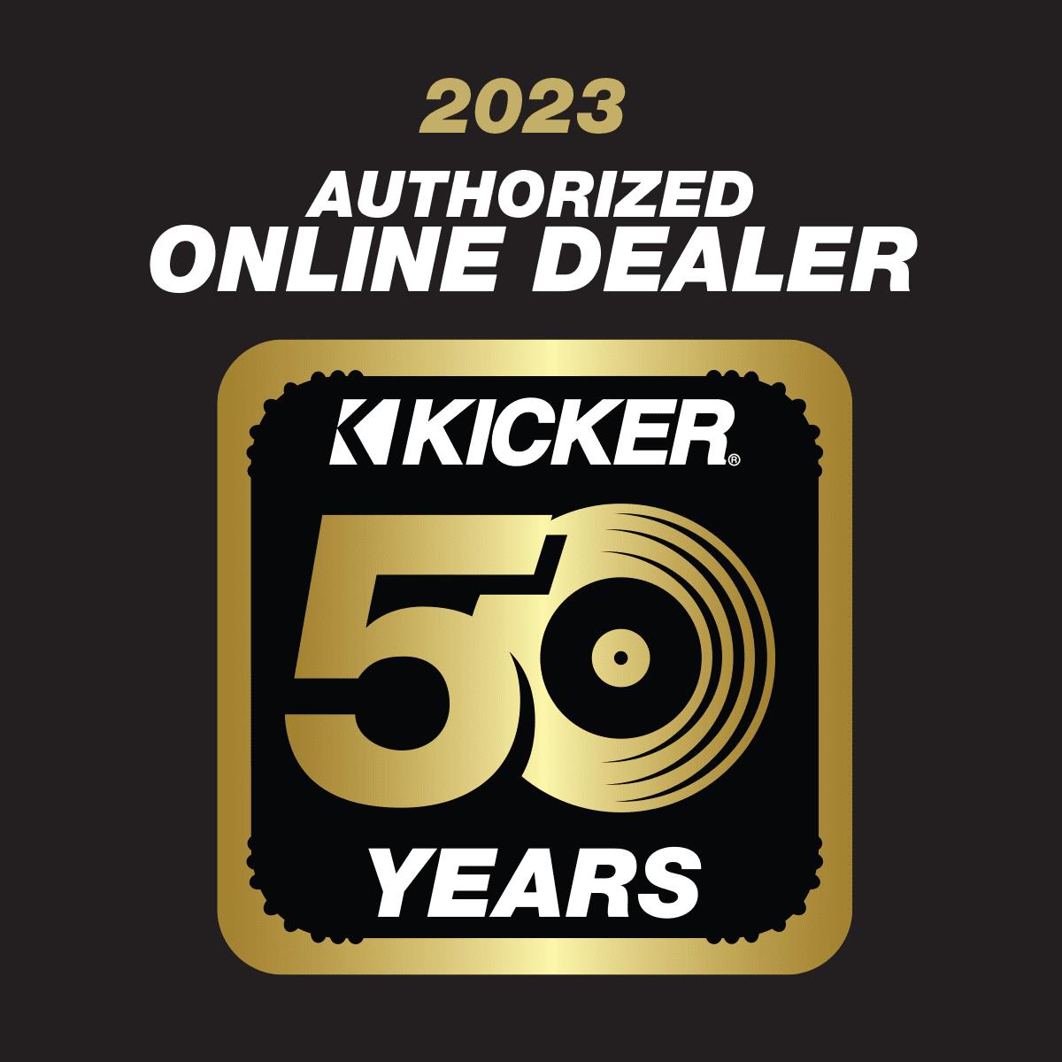Kicker 45KM654L 6-1/2" LED Marine Coaxial Speakers - Pair
