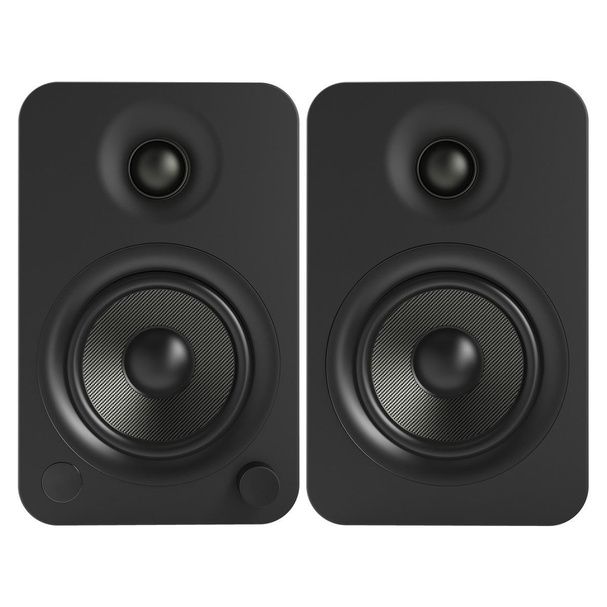 Kanto YU4 Powered Bookshelf Speakers with Built-In Bluetooth - Pair (Matte Black)