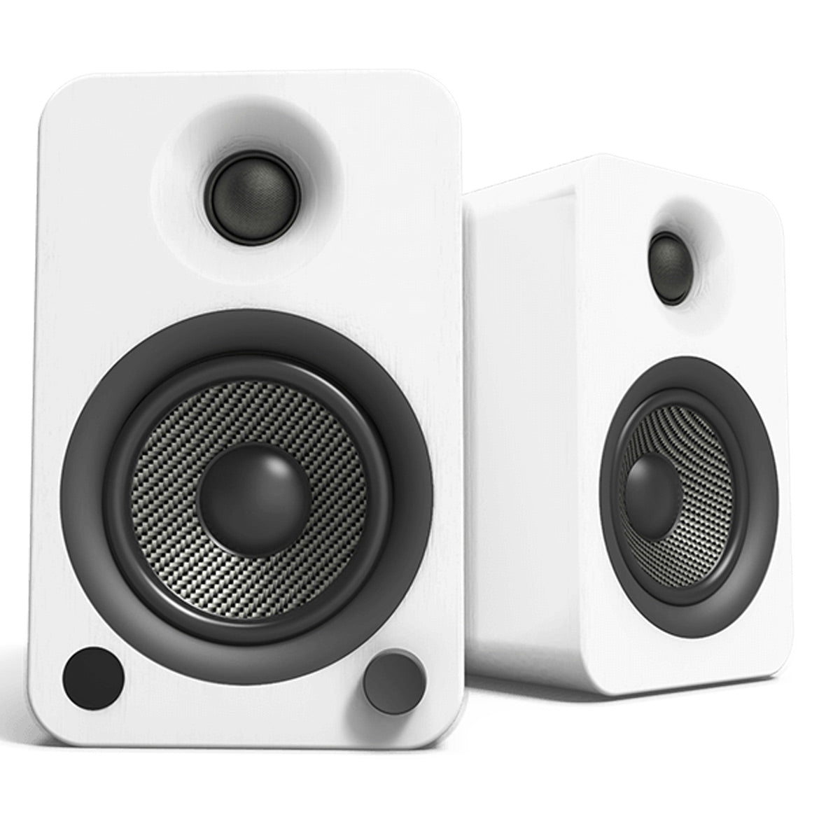 Kanto YU4 Powered Bookshelf Speakers with Built-In Bluetooth - Pair (Matte White)