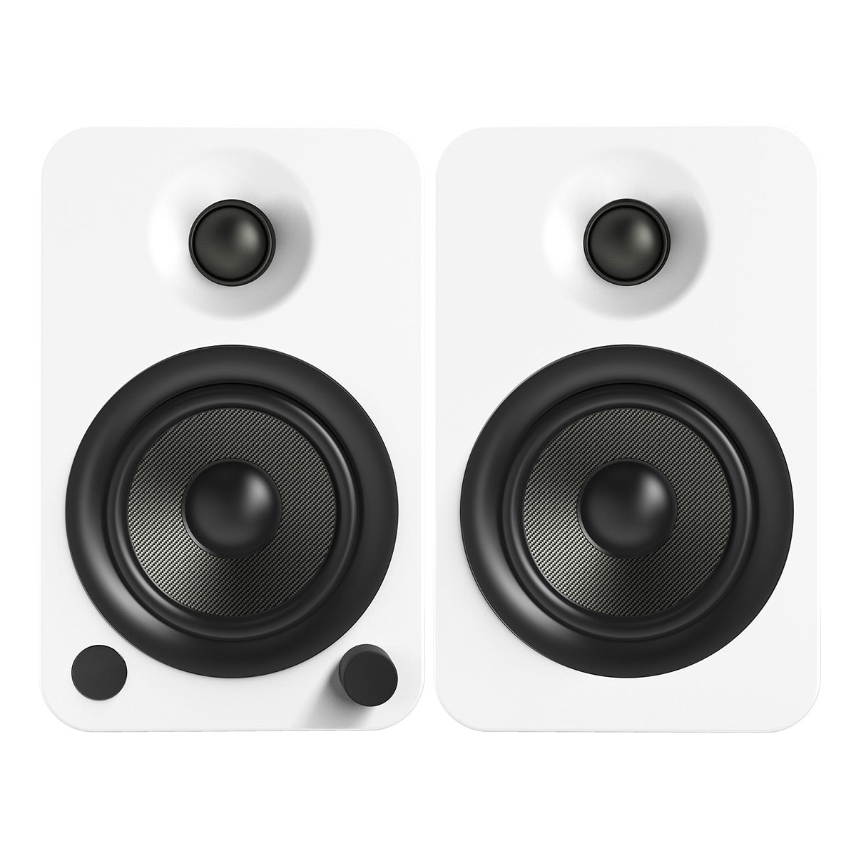 Kanto YU4 Powered Bookshelf Speakers with Built-In Bluetooth - Pair (Matte White)