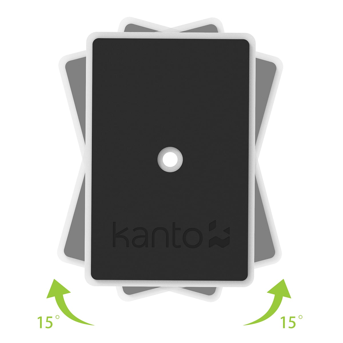 Kanto SP9 9" Universal Desktop Speaker Stands with Rotating Top Plates and Cable Management - Pair (White)