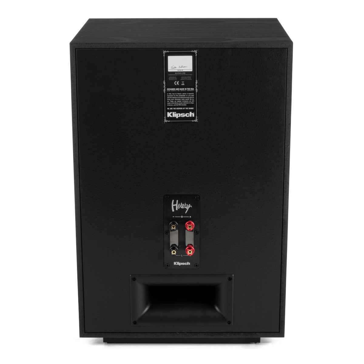Klipsch Heresy IV Floorstanding Speakers - Pair (Black Ash)