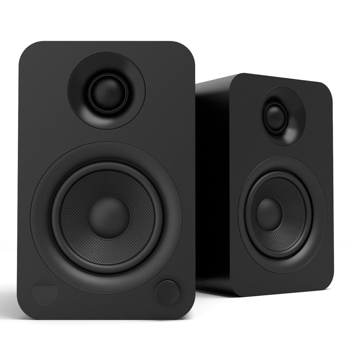Kanto YU Powered Bookshelf Speaker with Bluetooth & RCA Input (Matte Black) - Pair
