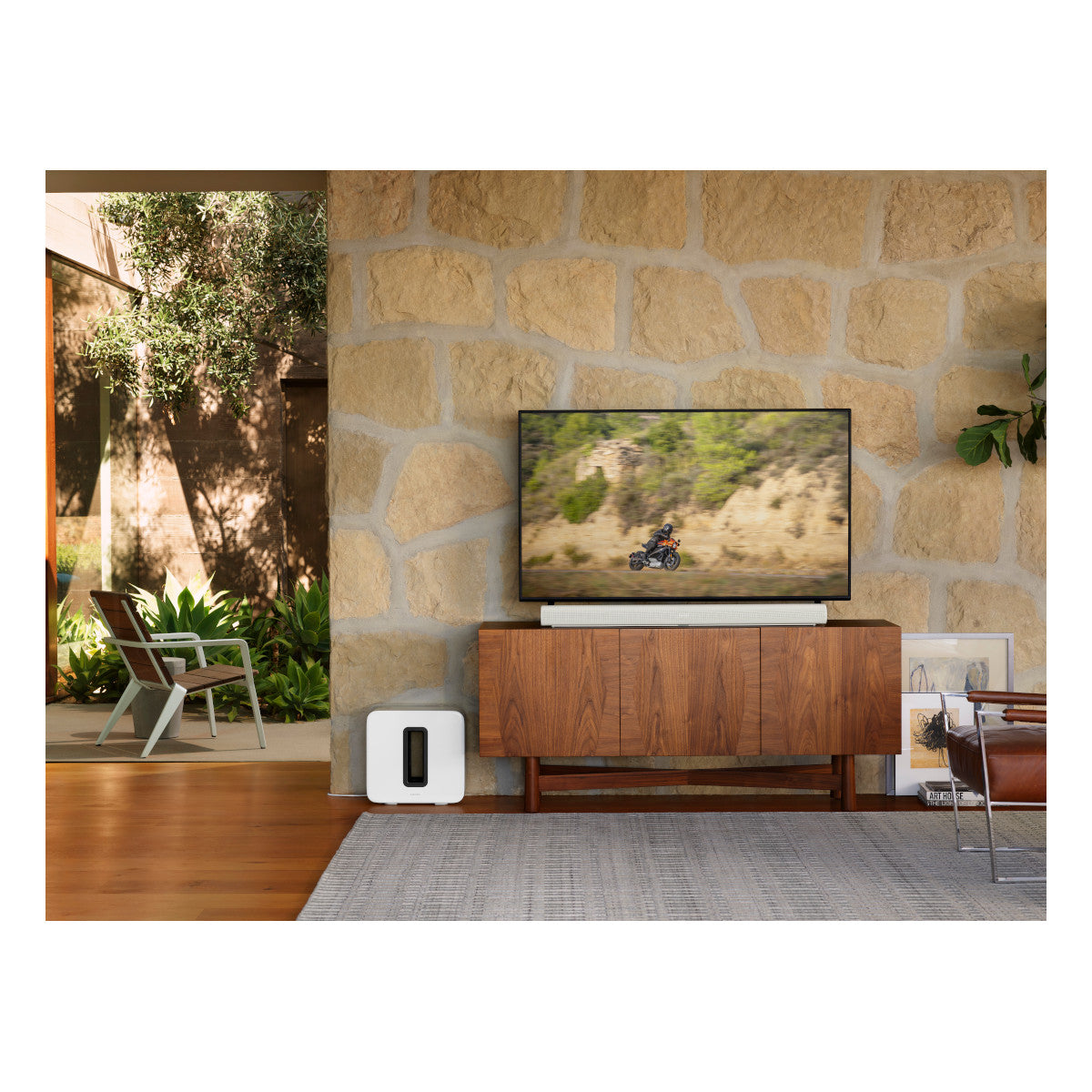 Sonos Premium Entertainment Set with Arc Wireless Soundbar (White) and Sub Wireless Subwoofer (Gen 3, White)