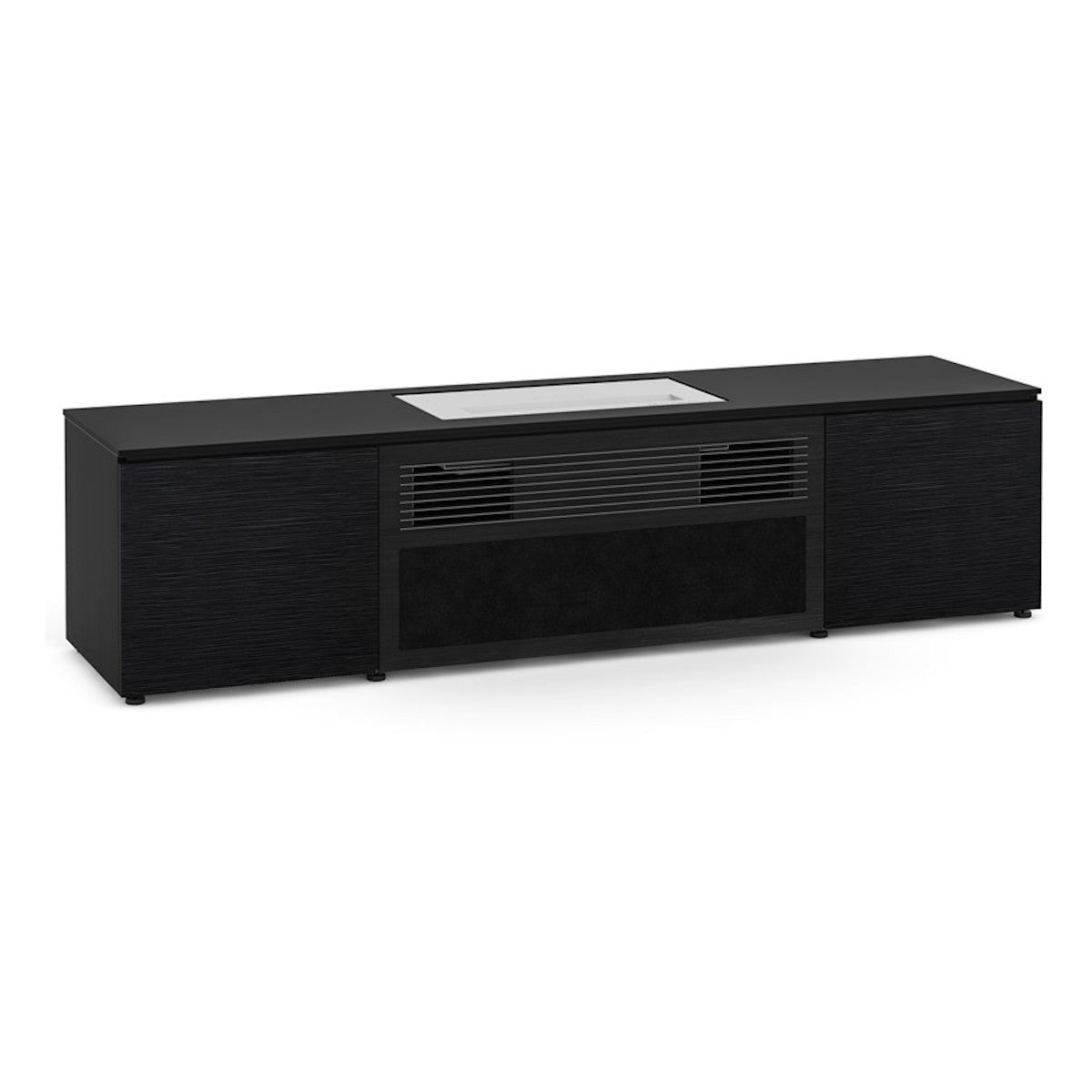 Salamander Designs Chicago 245S Cabinet for integrated LG UST Projector - Black Oak, Black Top