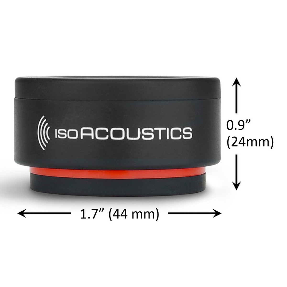 IsoAcoustics ISO-PUCK Mini Pack of 8 Isolator Feet for Studio Monitors Speakers and DJ Equipment