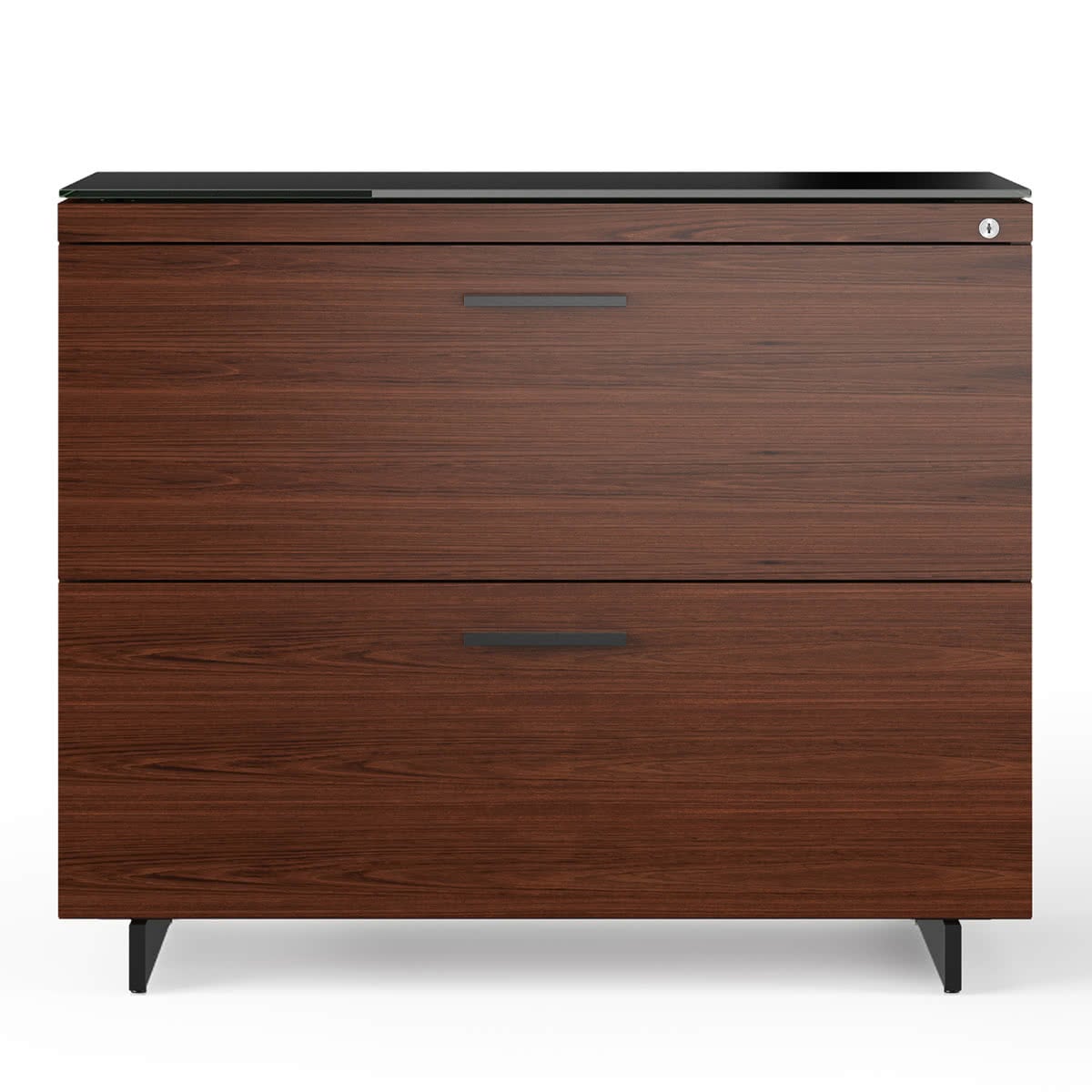 BDI Sequel 20 6116 Lateral File Cabinet (Chocolate/Black)