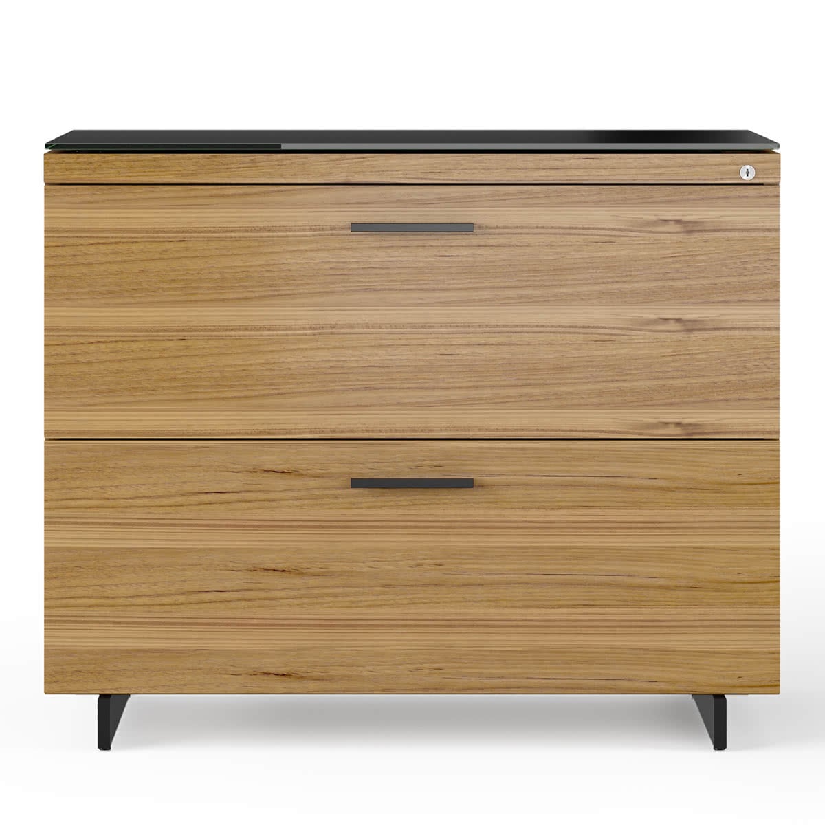 BDI Sequel 20 6116 Lateral File Cabinet (Walnut/Black)