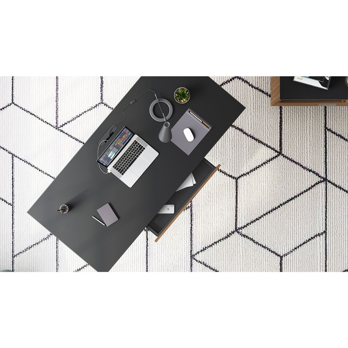BDI Sequel 20 6151 Standing Desk (Chocolate/Black)