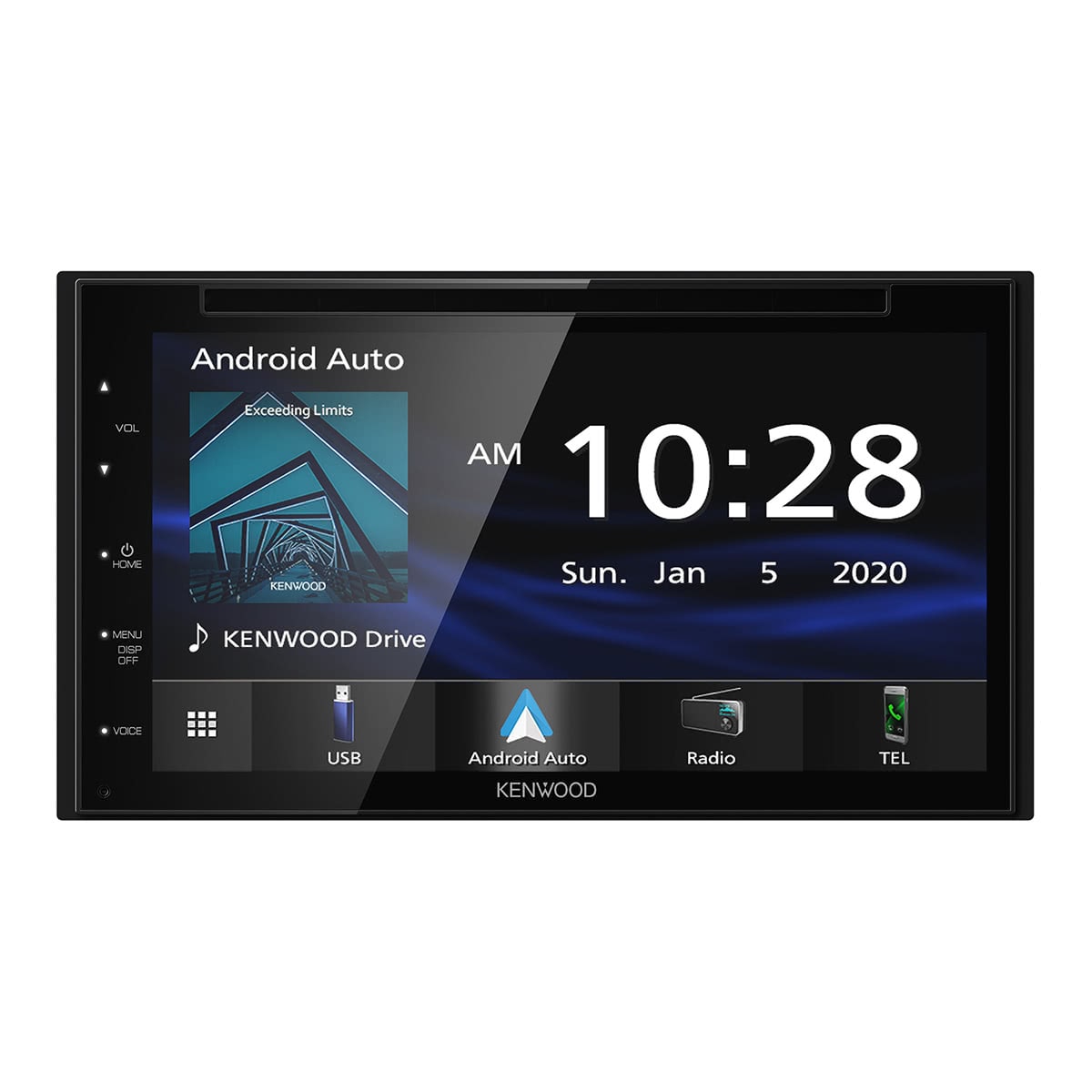 Kenwood DDX5707S Double Din DVD Car Stereo with Apple Carplay and