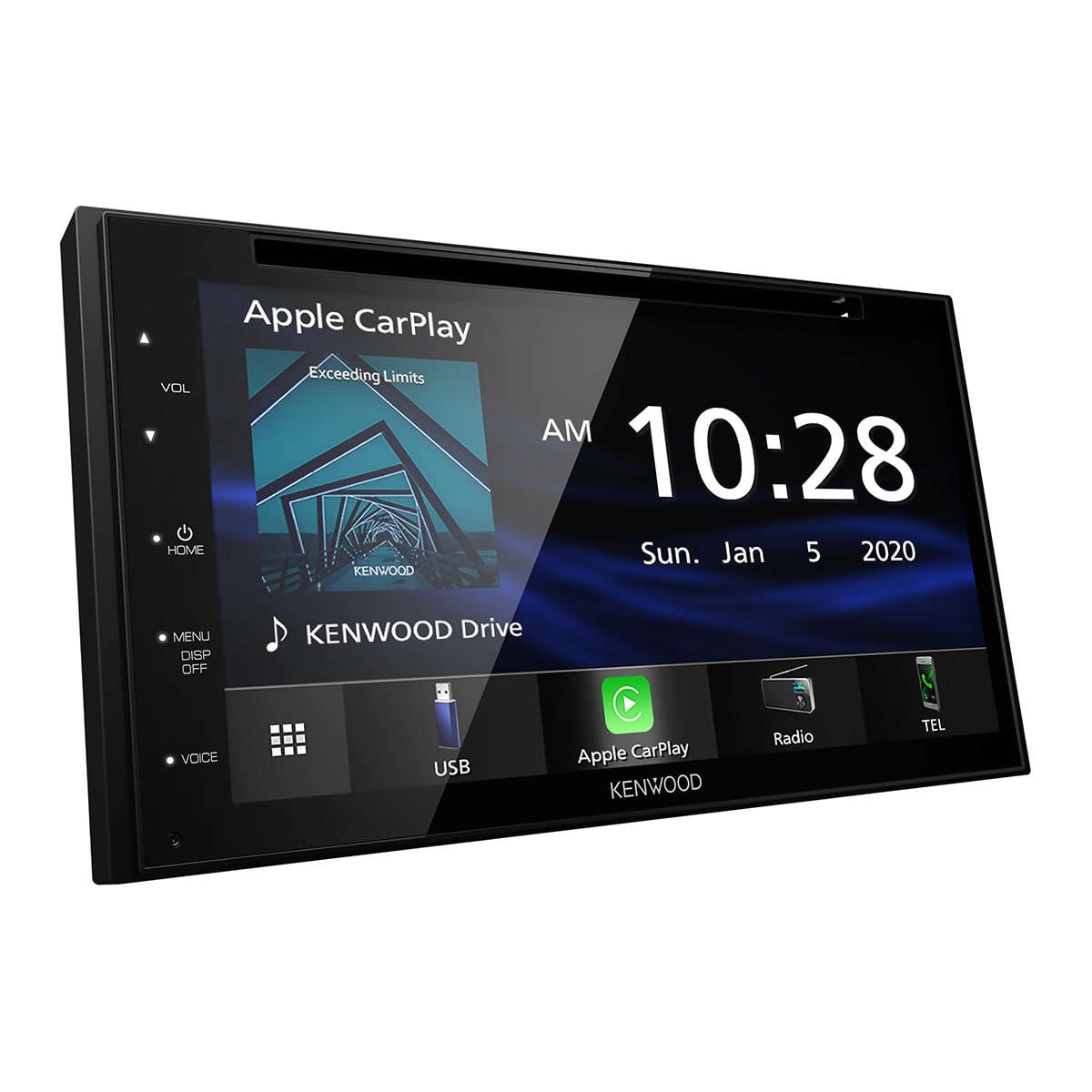 Kenwood DDX5707S Double Din DVD Car Stereo with Apple Carplay and Android Auto, 6.8 Inch Touchscreen, Bluetooth, Backup Camera Input, Subwoofer Out, USB Port, A/V Input, FM/AM Car Radio