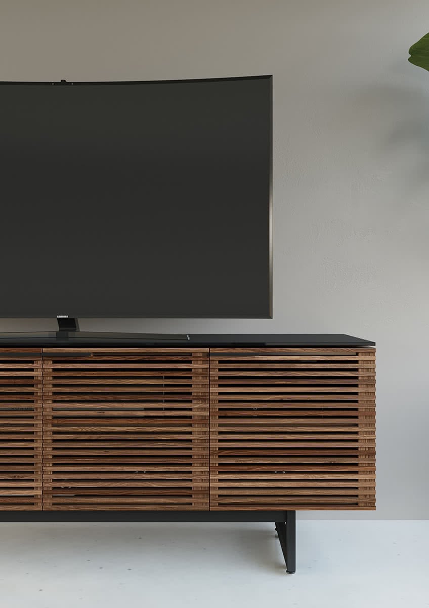 BDI Corridor 8179 Quad Media Console for TVs up to 85" (Walnut)
