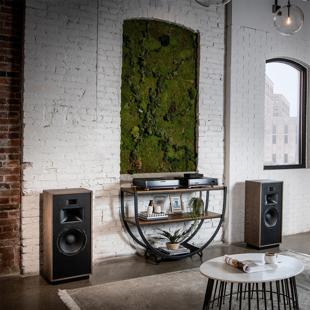 Klipsch Forte IV Heritage Series 3-Way 12" Horn-Loaded Loudspeakers - Pair (American Walnut)