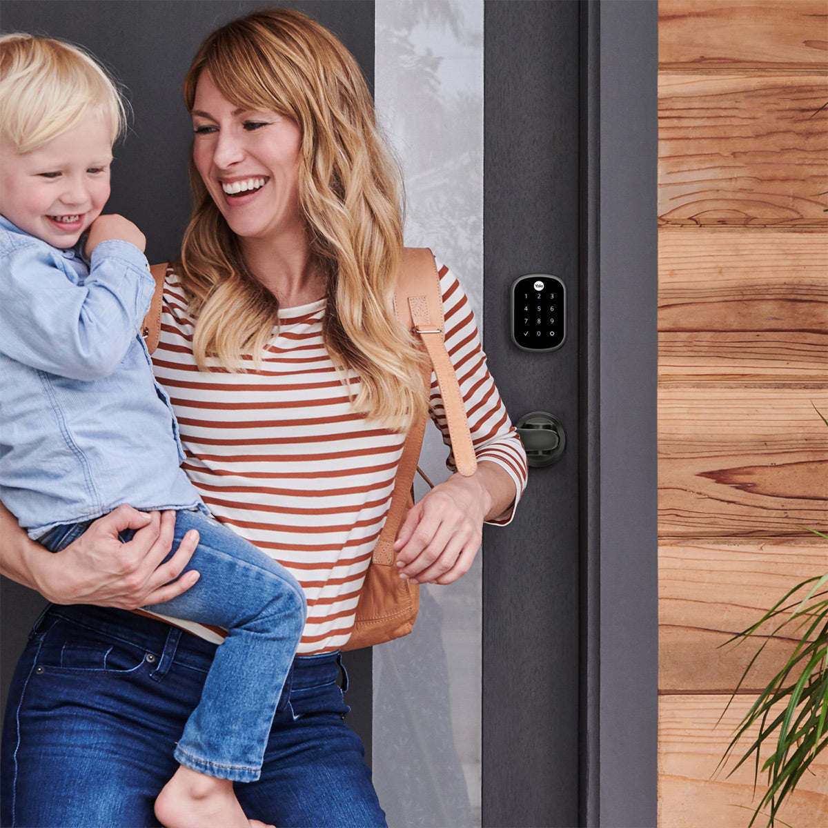 Yale Locks Assure Lock SL Key Free Touchscreen Deadbolt (Black Suede)