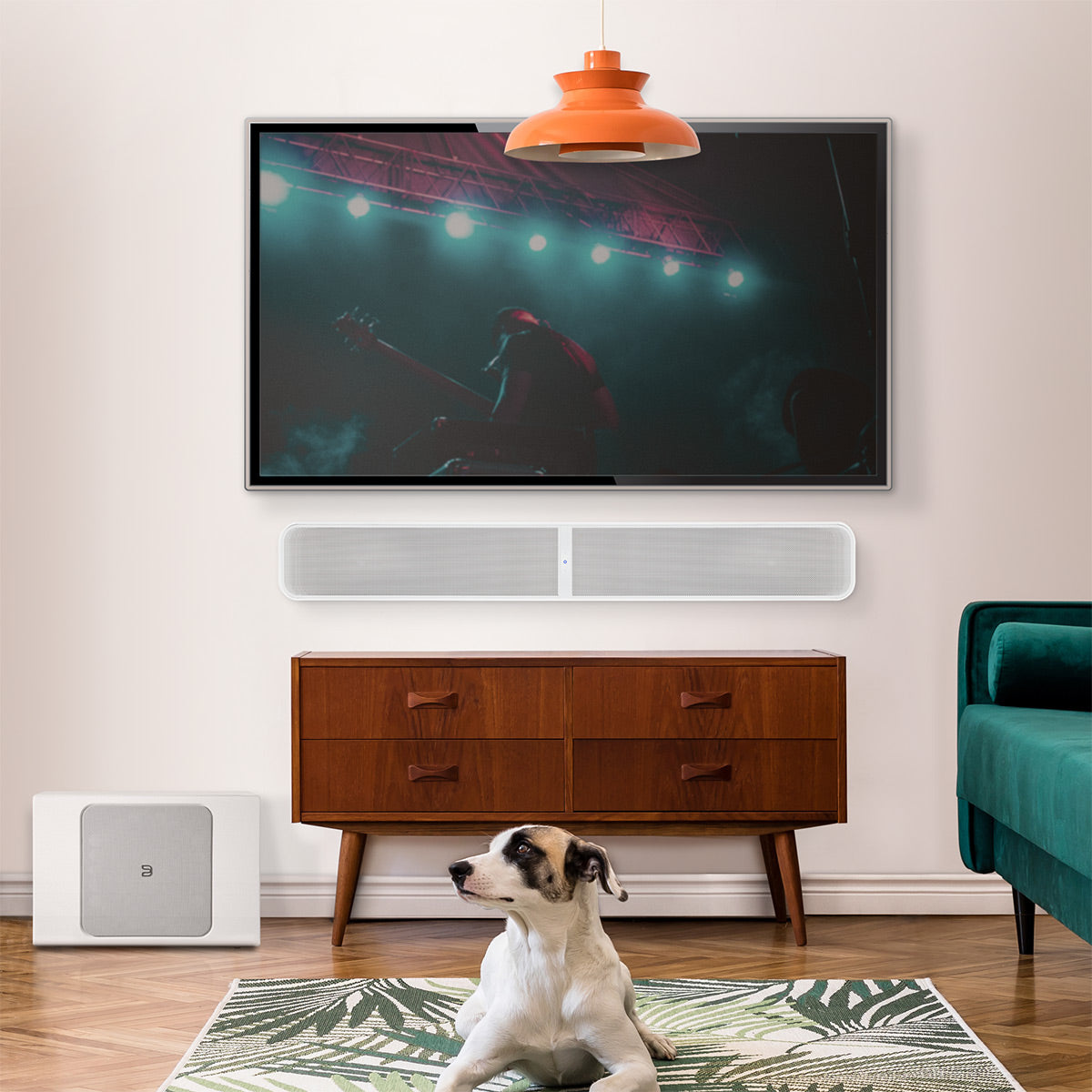 Bluesound Pulse Soundbar+ Wireless Streaming Sound System (White)