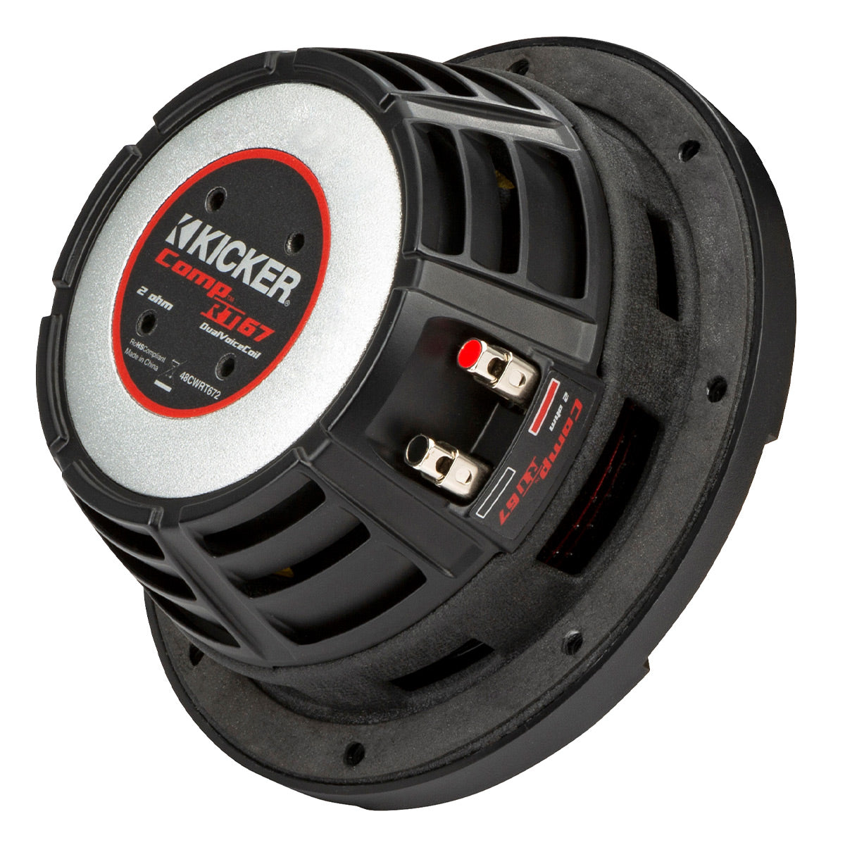 Kicker 48CWRT674 CompRT 6.75" 4-Ohm DVC Subwoofer