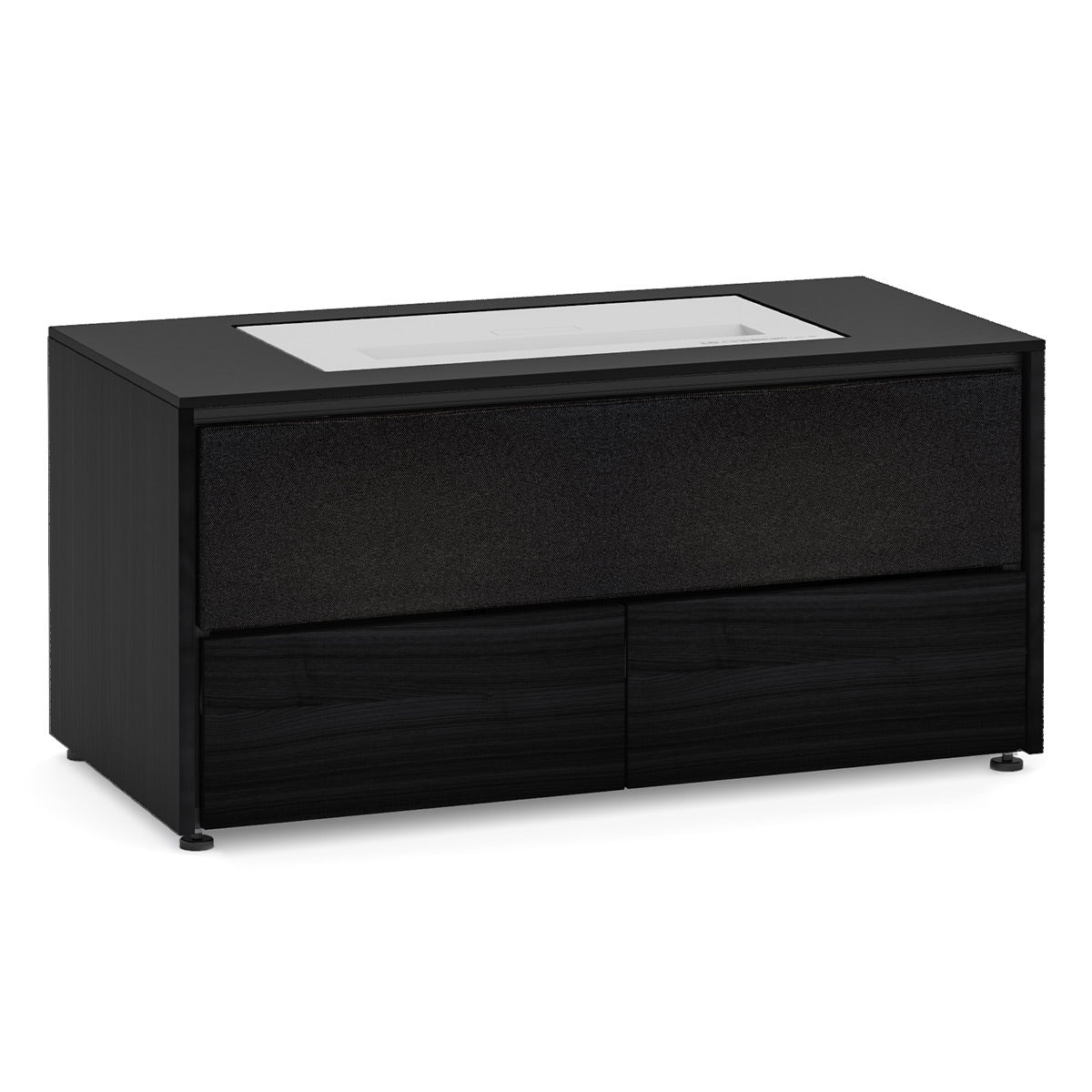 Salamander Designs Chameleon Collection Siena 229 Projector Integrated Cabinet for LG HU85LA Projector (Black Oak Veneer)
