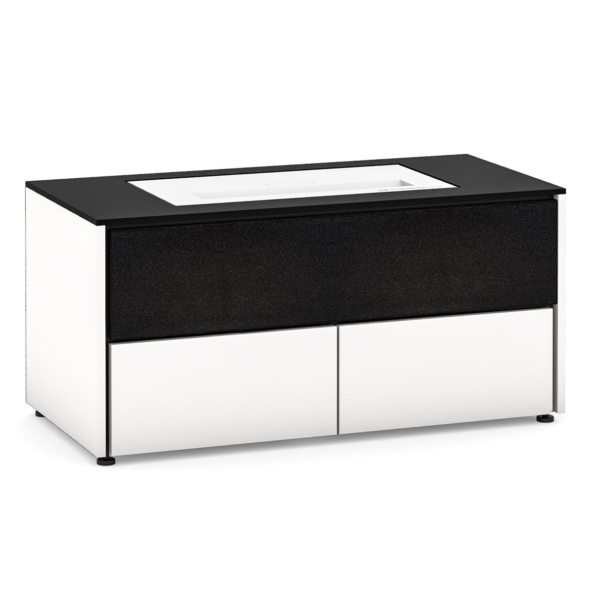 Salamander Designs Chameleon Collection Miami 229 Projector Integrated Cabinet for LG HU85LA Projector (Gloss Warm White)