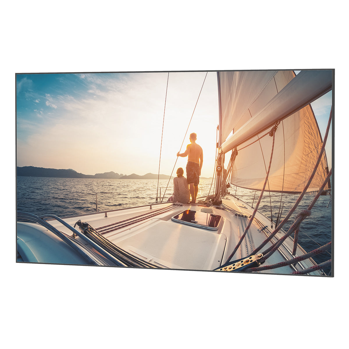 Da-Lite 23678 UTB Contour 119" Diagonal 16:9 Projection Screen with HD Pro 1.1 Contrast