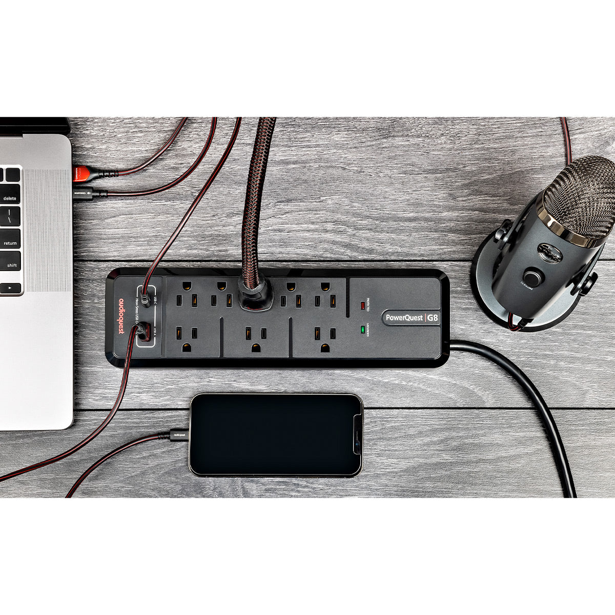 AudioQuest PowerQuest G8 8-outler Performance Enhancer & Surge-Protector