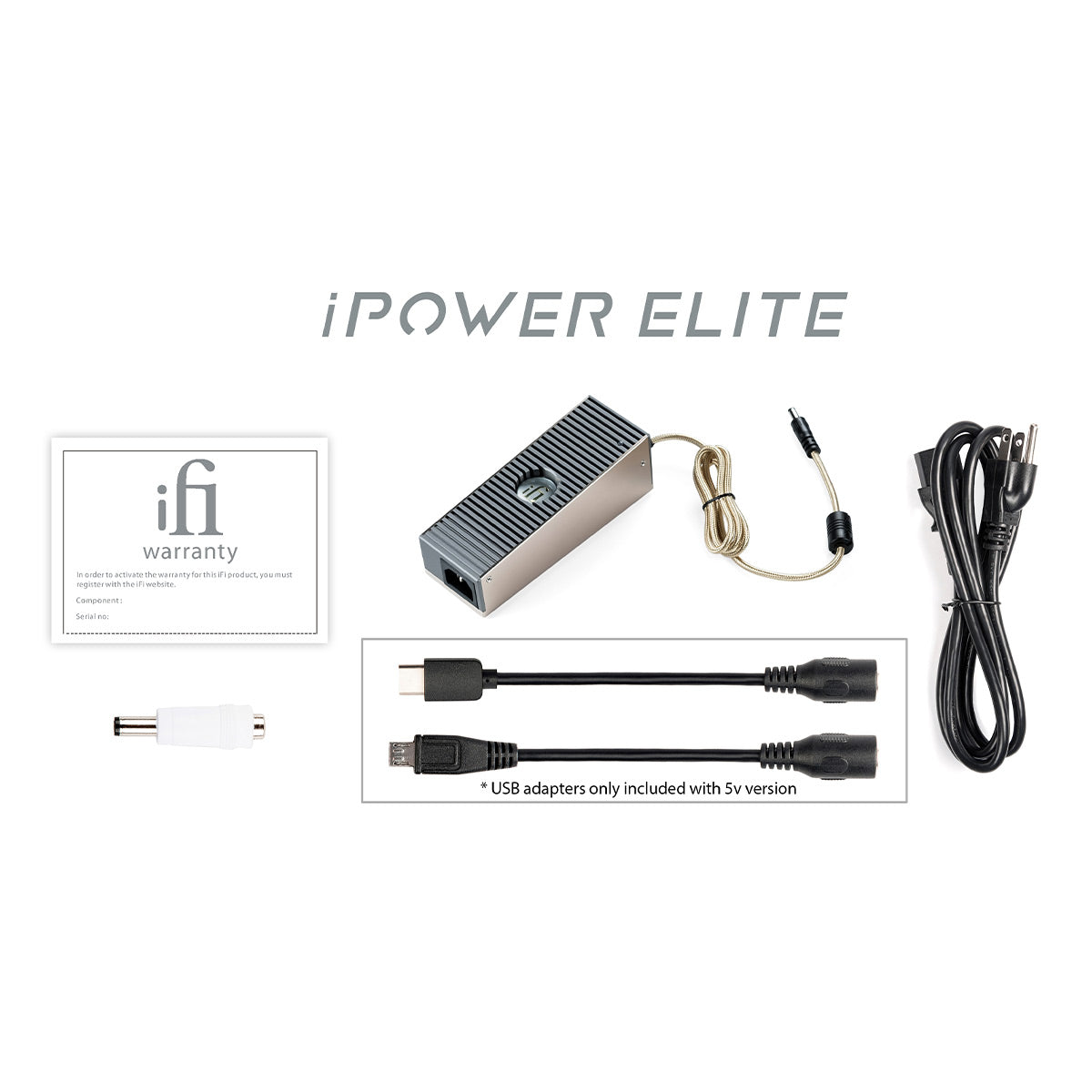 iFi Audio iPower Elite Active Noise Canceling 12V DC Power Supply